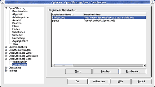 OpenOffice PostgreSQL - Datenbanken verwalten OpenOffice PostgreSQL - Datenbanken verwalten